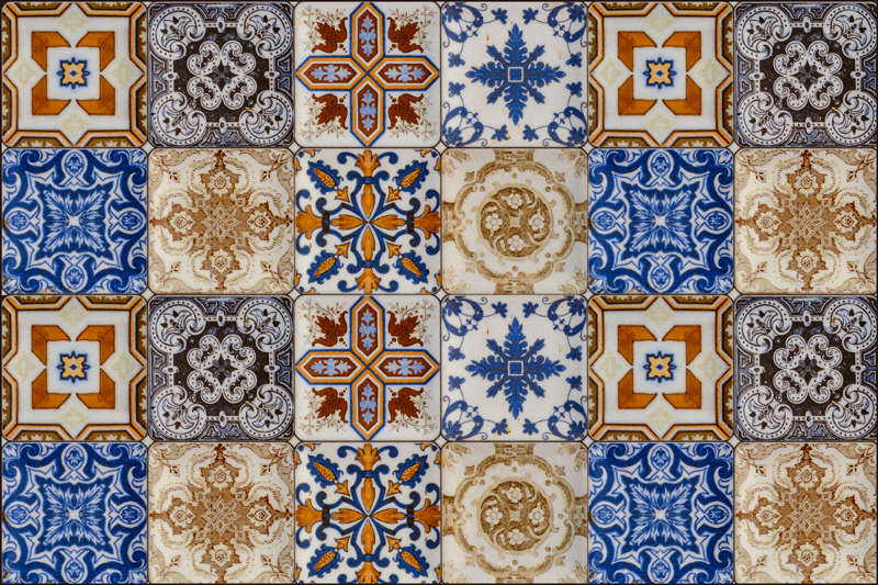 Flerfarget hydraulikk spisebrikke original - Tenstickers