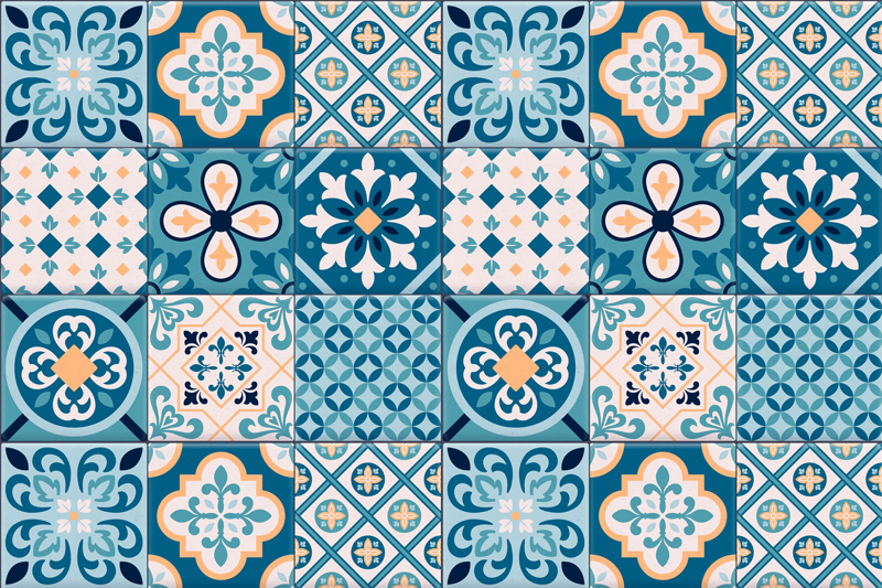 Turkis hydraulikk spisebrikke original - Tenstickers