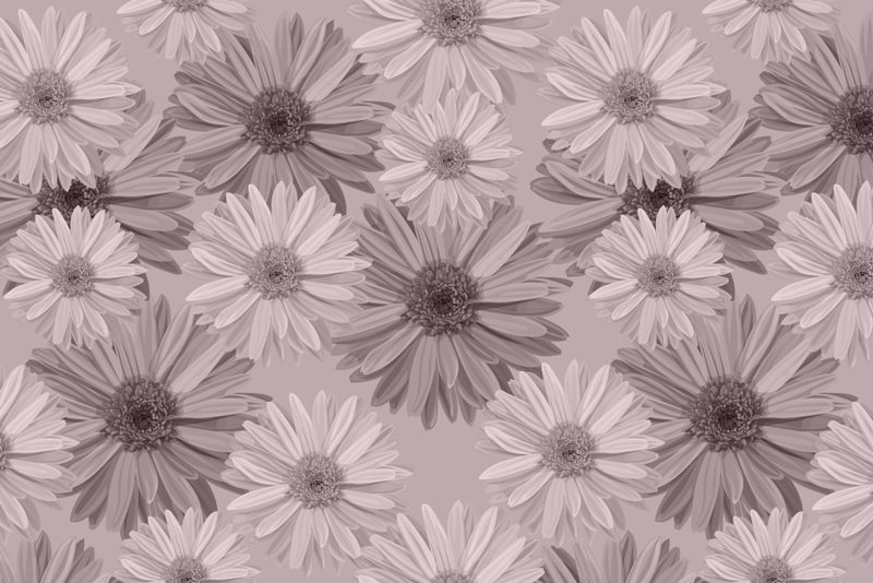 Blomsterblomstersteder med tropiske blomster - Tenstickers