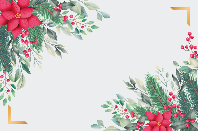 Julepynt christmas spisebrikker - Tenstickers