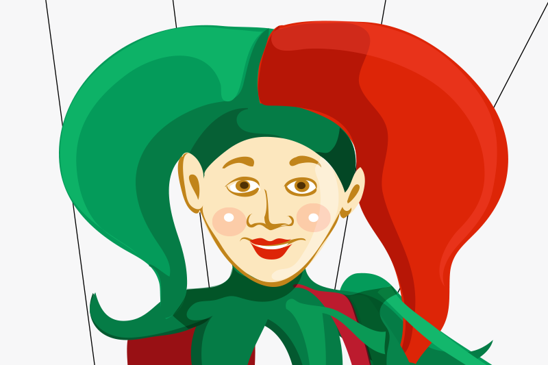 Spisebrikke original klovneskikkelse illustrasjon - Tenstickers