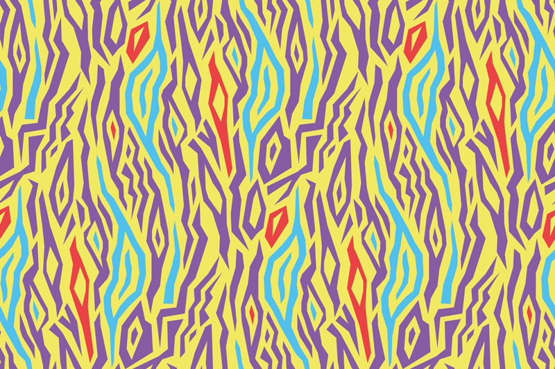 Fargerik abstrakt mønster spisebrikke tekstur - Tenstickers