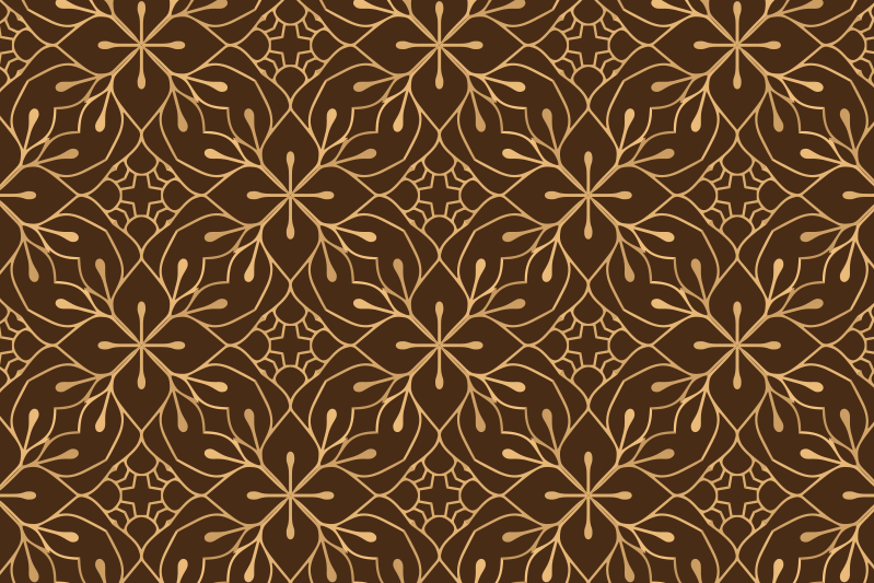 Elegant blomst idé spisebrikke tekstur - Tenstickers