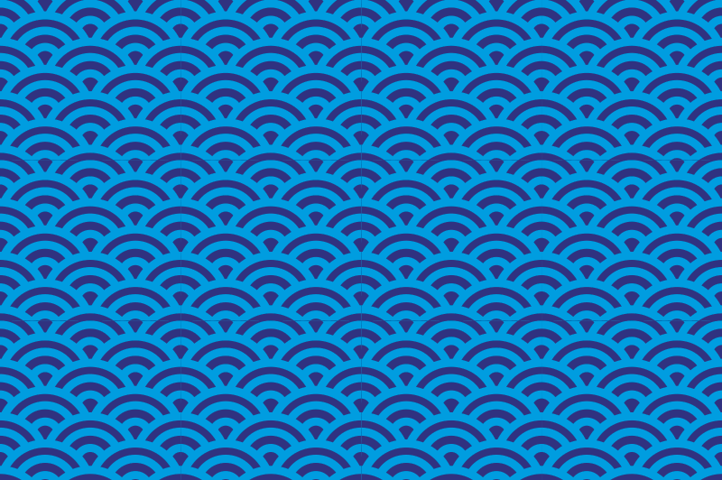 Spisebrikke tekstur bølget element - Tenstickers