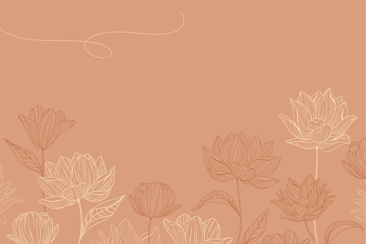 Spisebrikke original blomsterte arrangement - Tenstickers