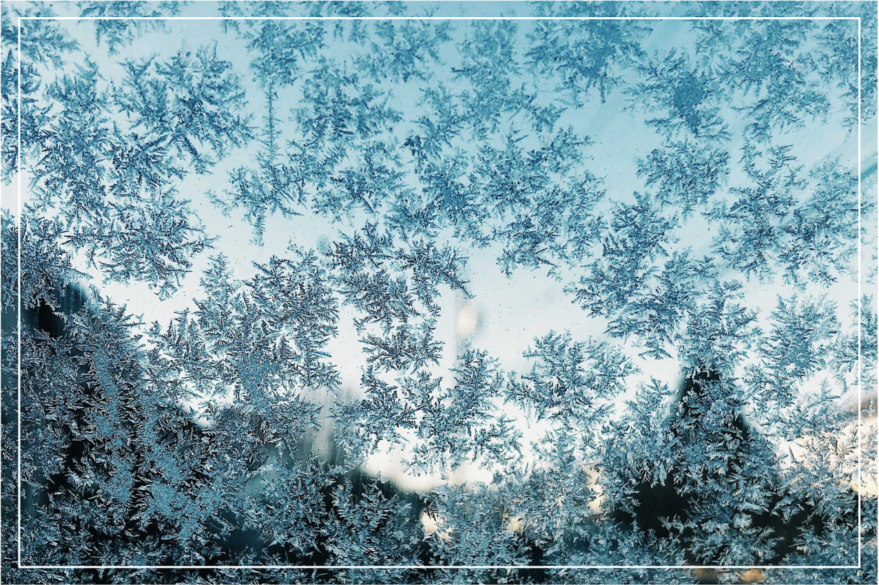 Spisebrikke tekstur frostet is mønster - Tenstickers