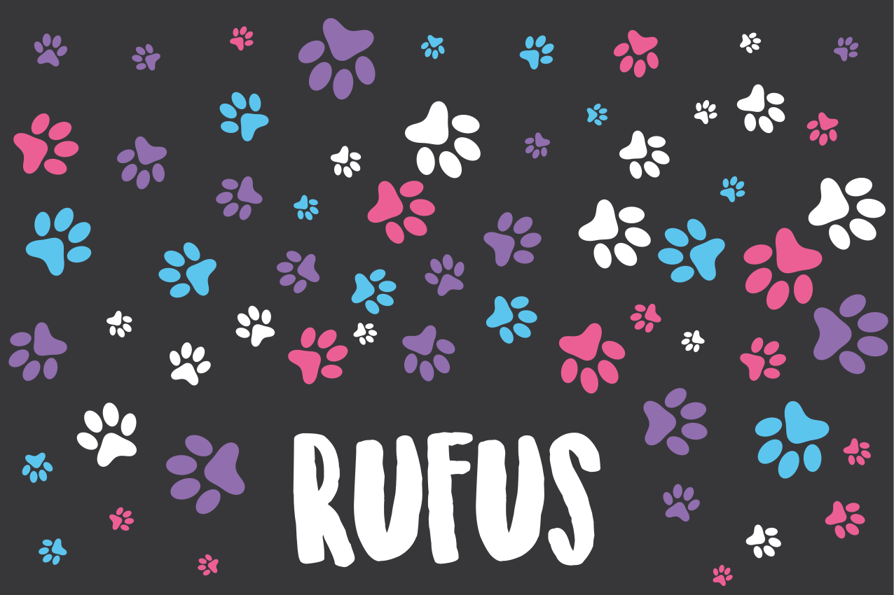 Potetrykk mønster personlige spisebrikker - Tenstickers