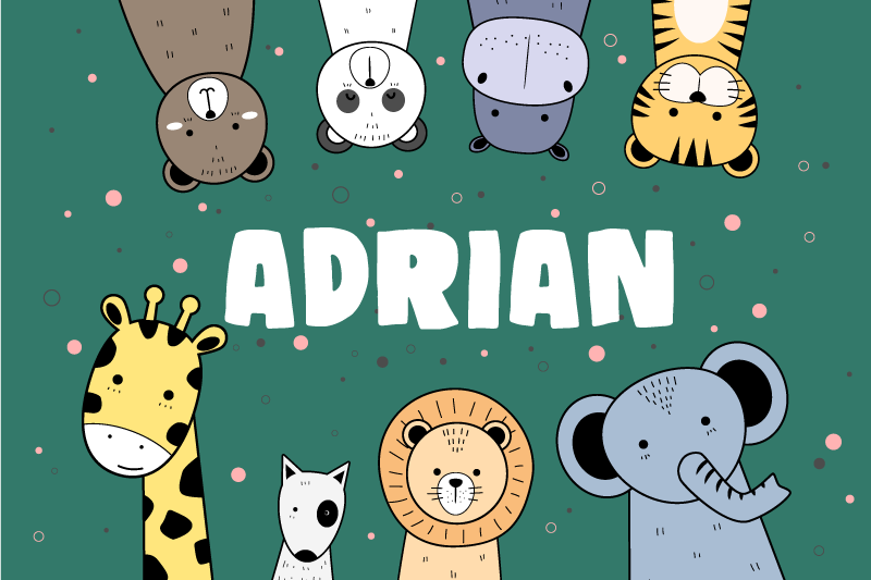 Dyre tegneserier med navn spisebrikke med navn - Tenstickers