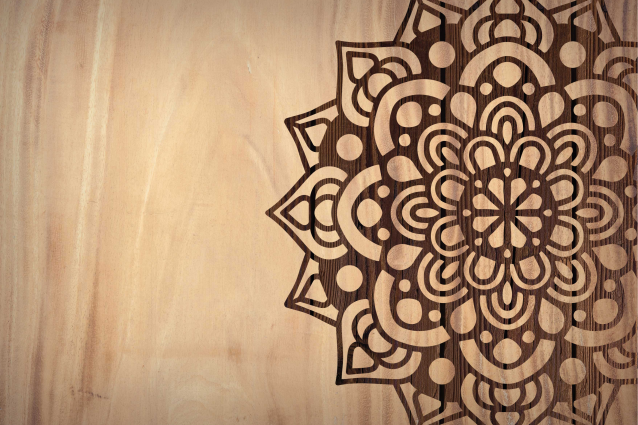 Sidemønster i tre spisebrikke tekstur - Tenstickers