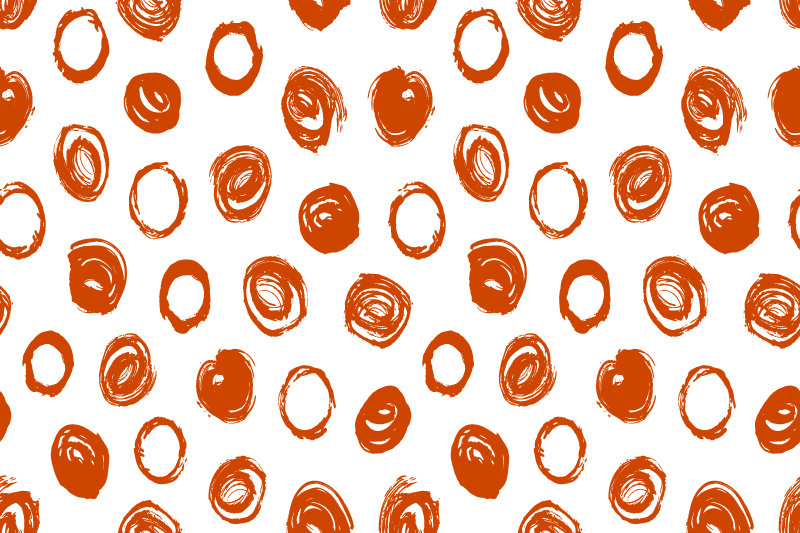 Røde prikker spisebrikke moderne - Tenstickers