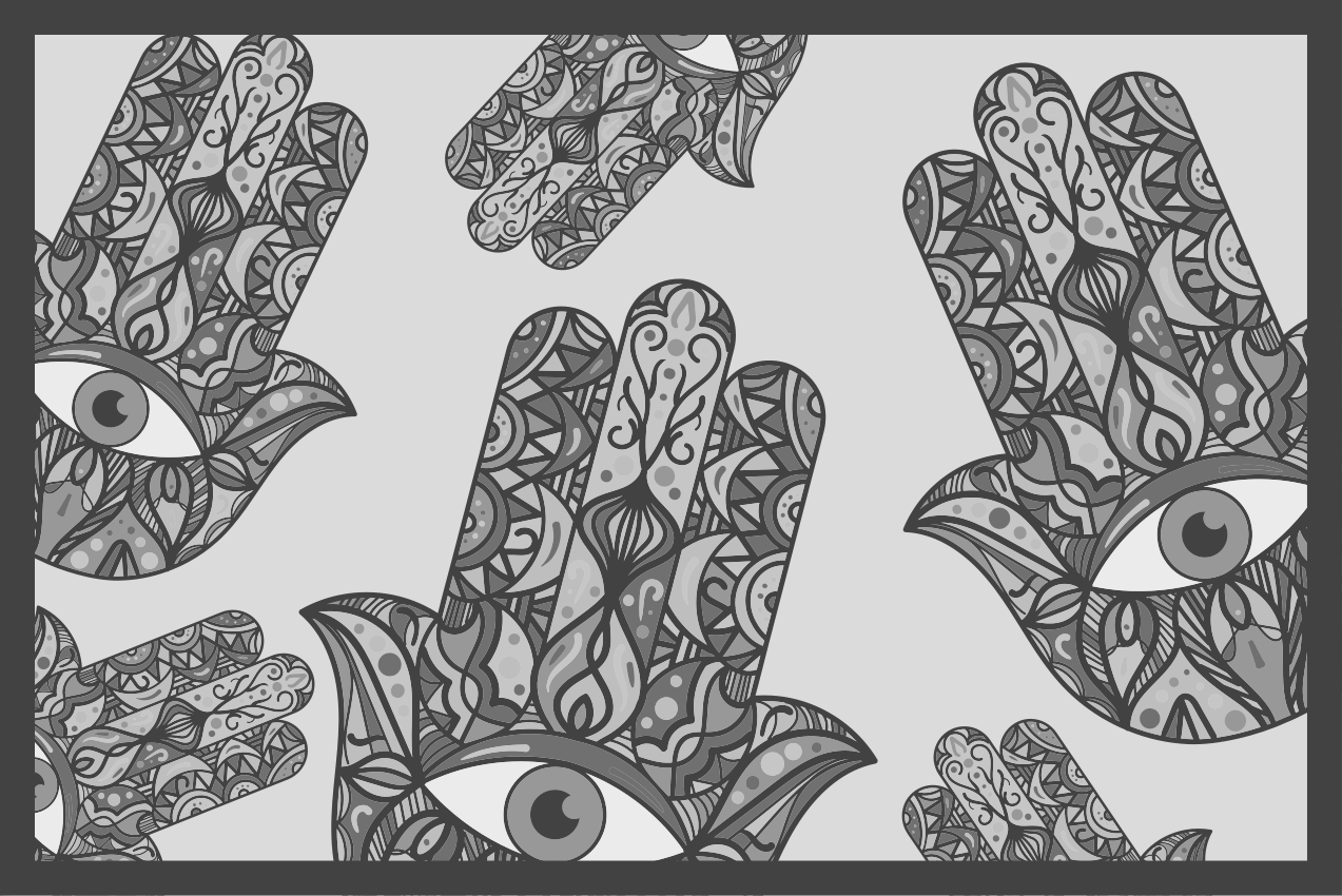 Grå dekket bord spisebrikke moderne - Tenstickers