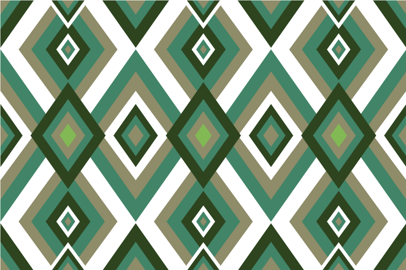 Spisebrikke moderne geometrisk stilarrangement - Tenstickers