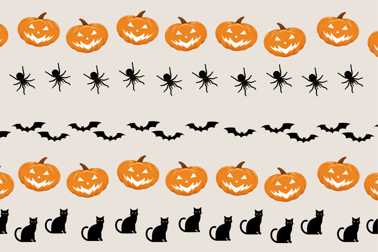 Halloween dyr spisebrikke Halloween - Tenstickers