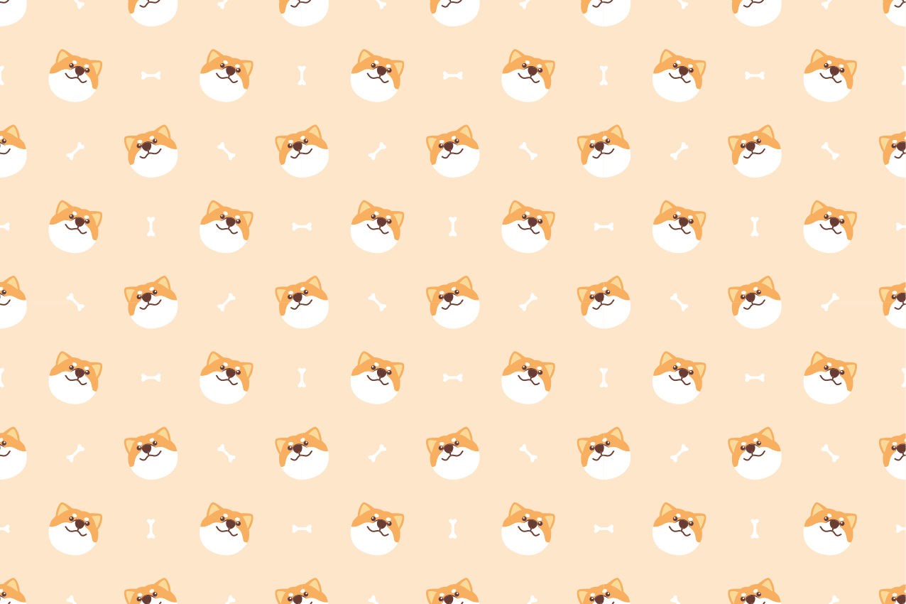 Søt, hund, ansikt, karikatur spisebrikke moderne - Tenstickers