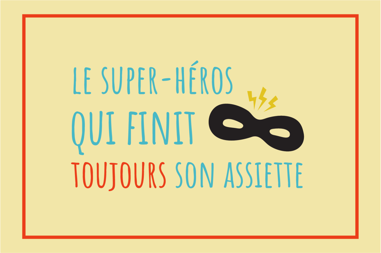 Spisebrikke spedbarn superheltinspirert - Tenstickers