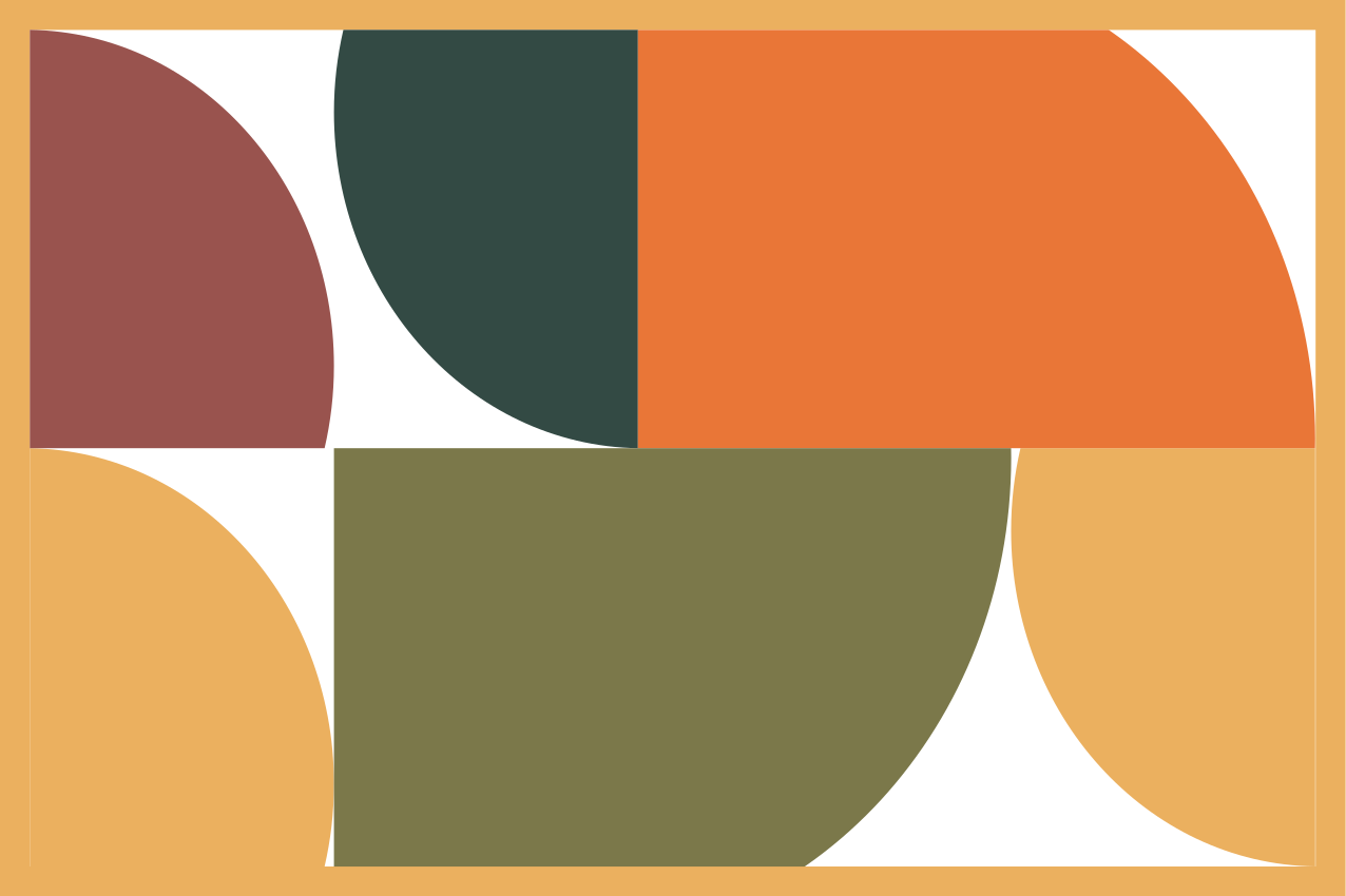 Spisebrikke moderne stilige geometriske former - Tenstickers