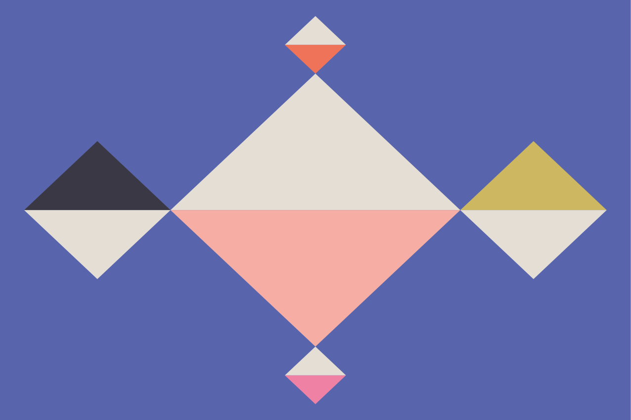 Spisebrikke moderne geometriske fargeskjemaer - Tenstickers