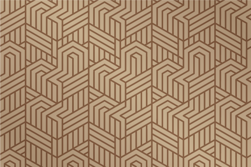 Spisebrikke moderne med geometrisk tekstur - Tenstickers