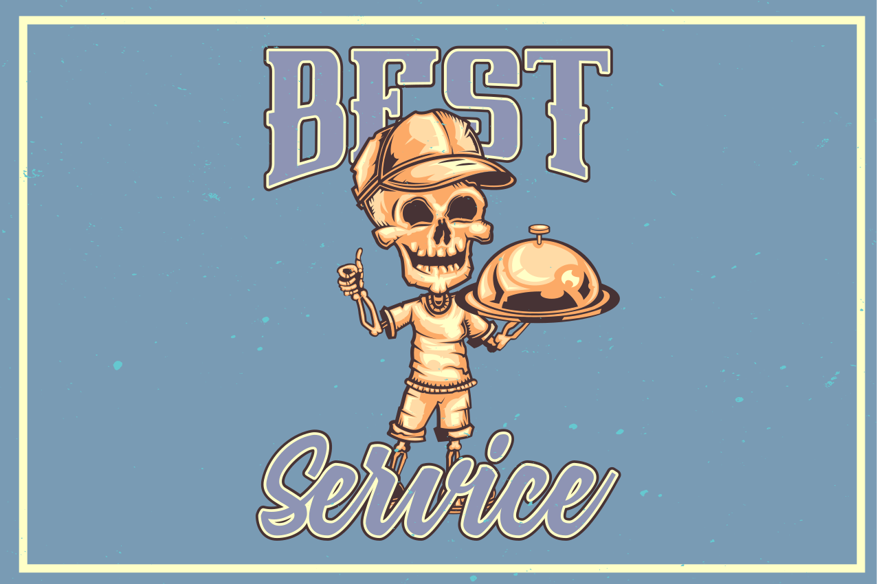 Kult sitat matdesign spisebrikke restaurant - Tenstickers