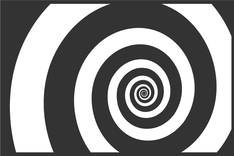 Spisebrikke tekstur spiraloptisk effekt - Tenstickers