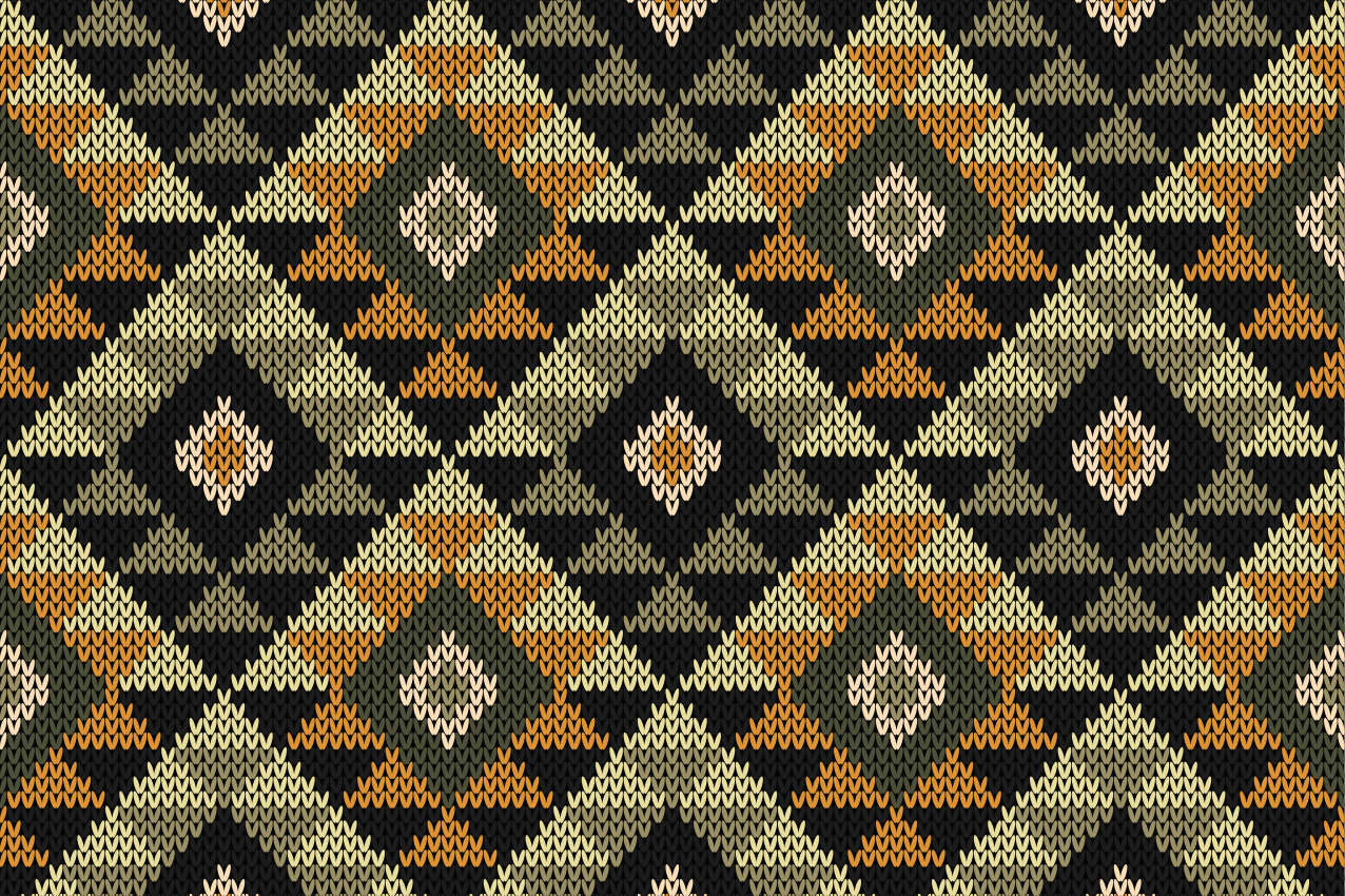 Spisebrikke tekstur med stilrent geometrisk mønster - Tenstickers