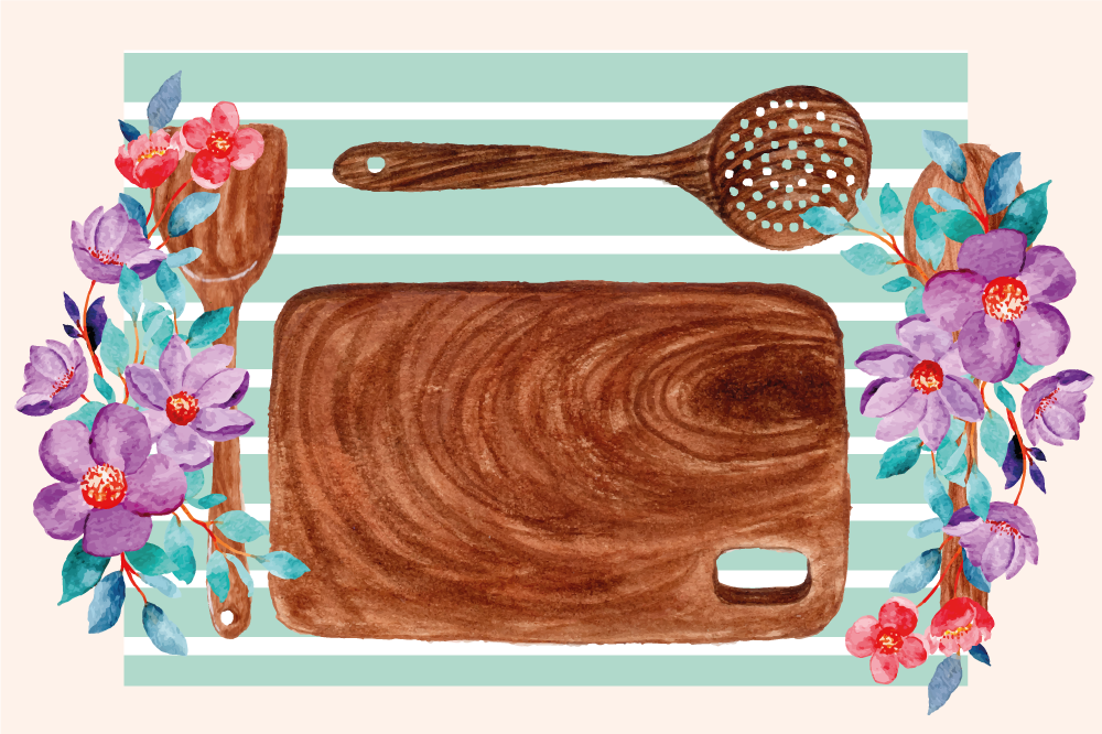 Spisebrikke original elegant kulinarisk scene - Tenstickers