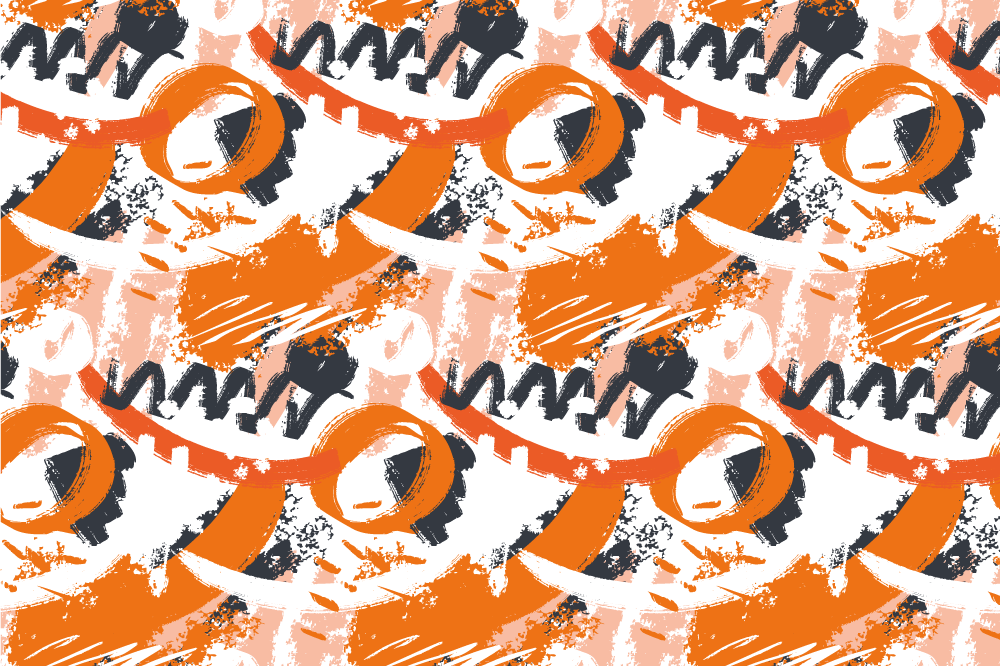 Abstrakt fargerik mønster spisebrikke tekstur - Tenstickers