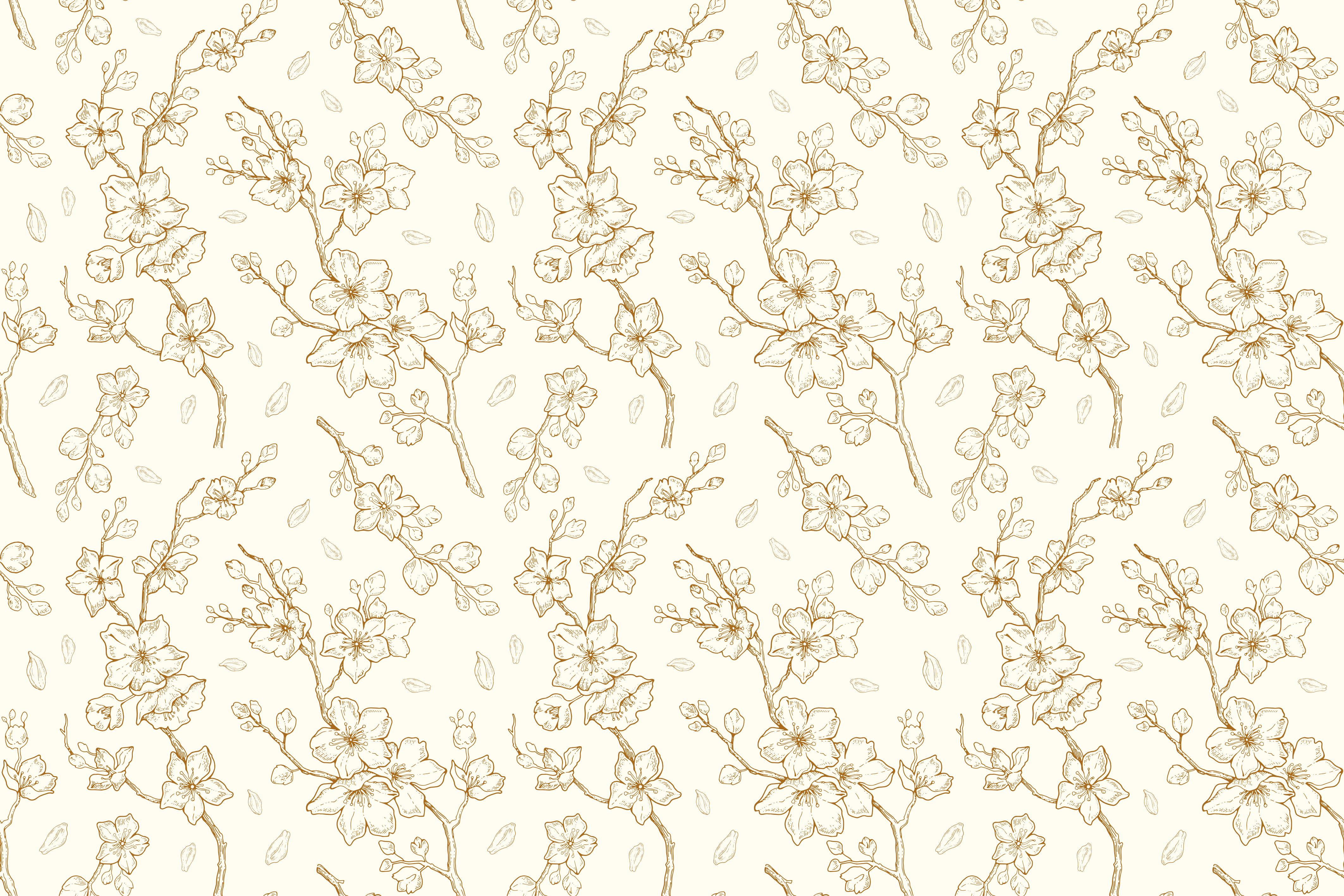 Spisebrikke tekstur med blomsterdesign eleganse - Tenstickers