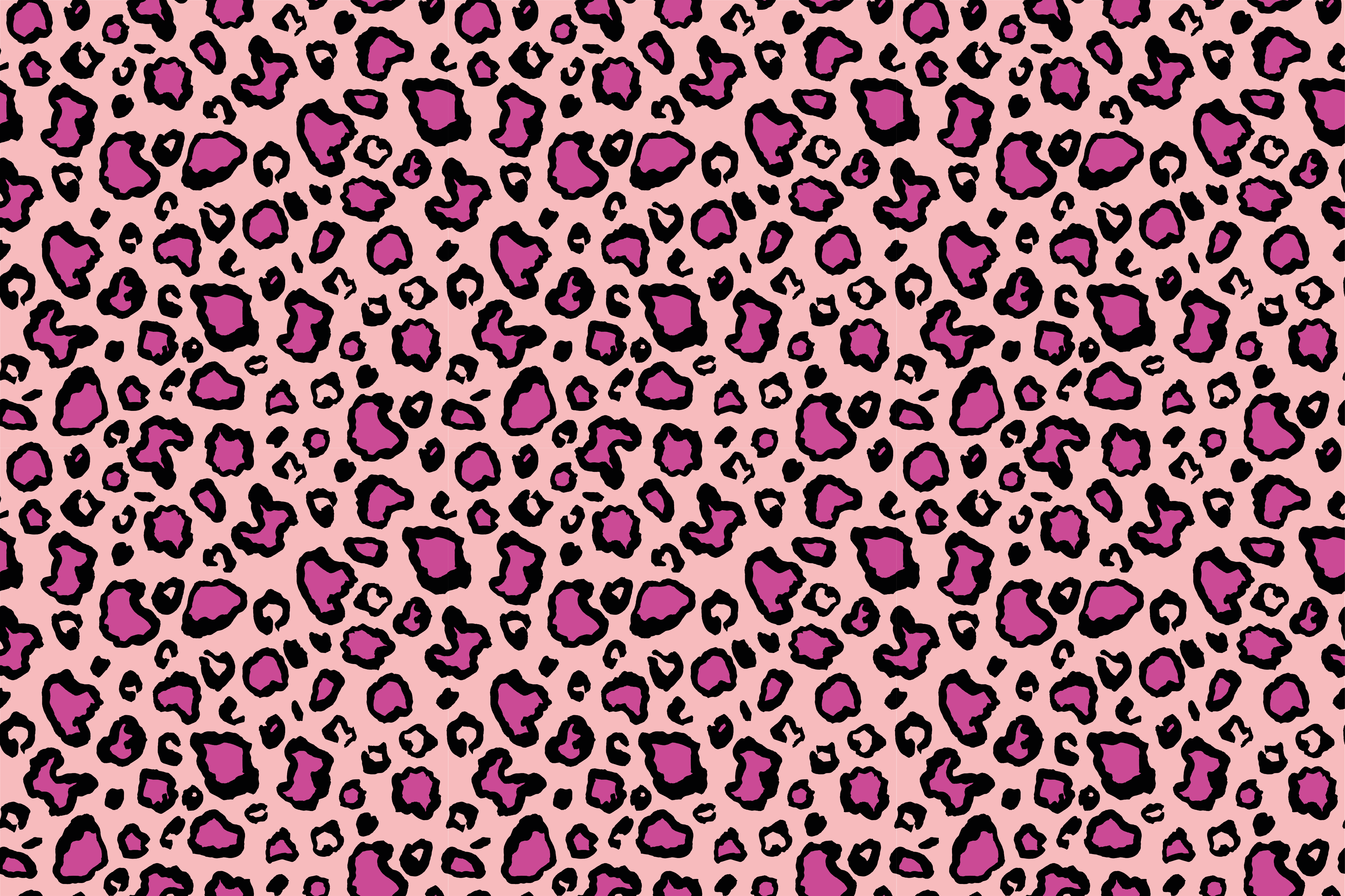 Spisebrikke original rosa leopardmønster - Tenstickers