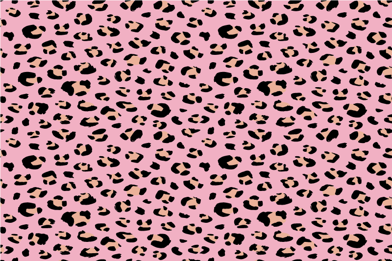 Spisebrikke original leopardmønster estetikk - Tenstickers