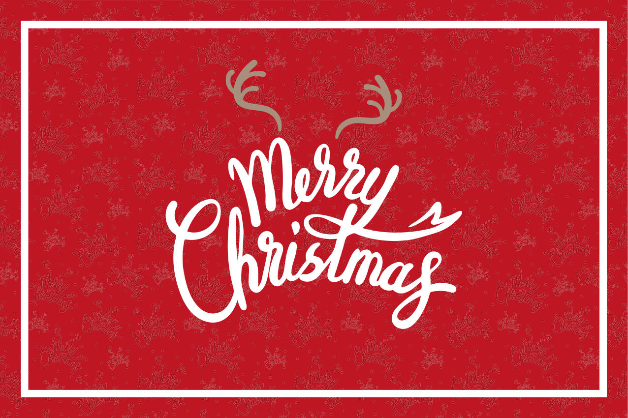 Spisebrikke jul gledelig julehilsen - Tenstickers