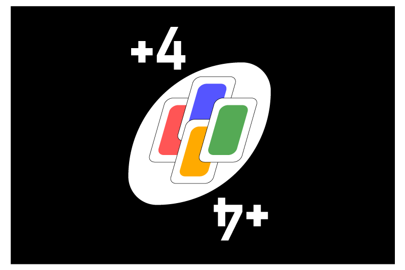 Spisebrikke original kortspillinspirert design - Tenstickers