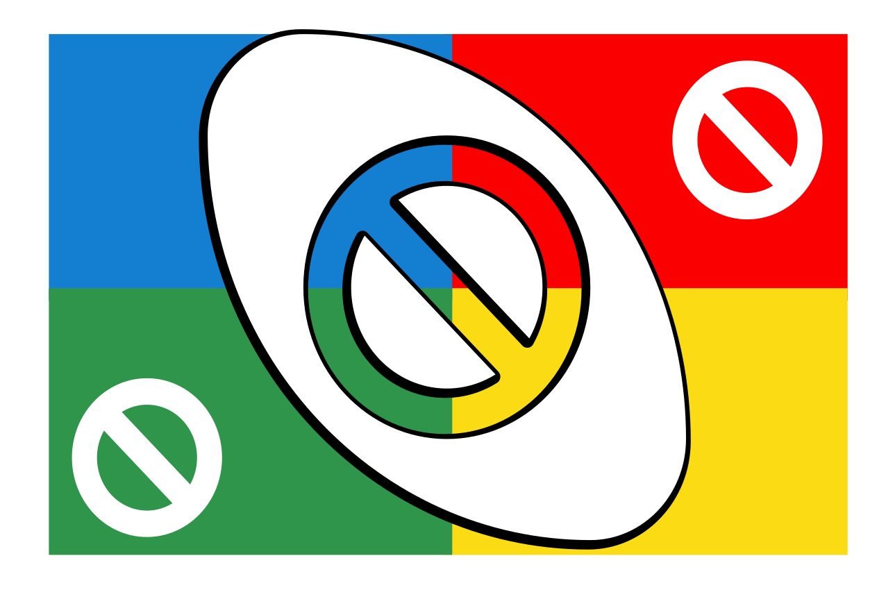 Moderne spisebrikke abstrakt fargerik form - Tenstickers