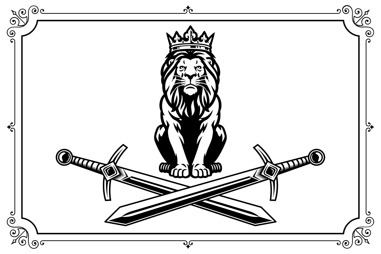 Spisebrikke original løvenes konge emblem - Tenstickers