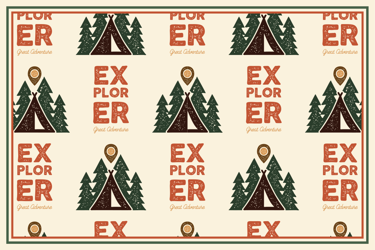 Spisebrikke original eventyrmønster - Tenstickers