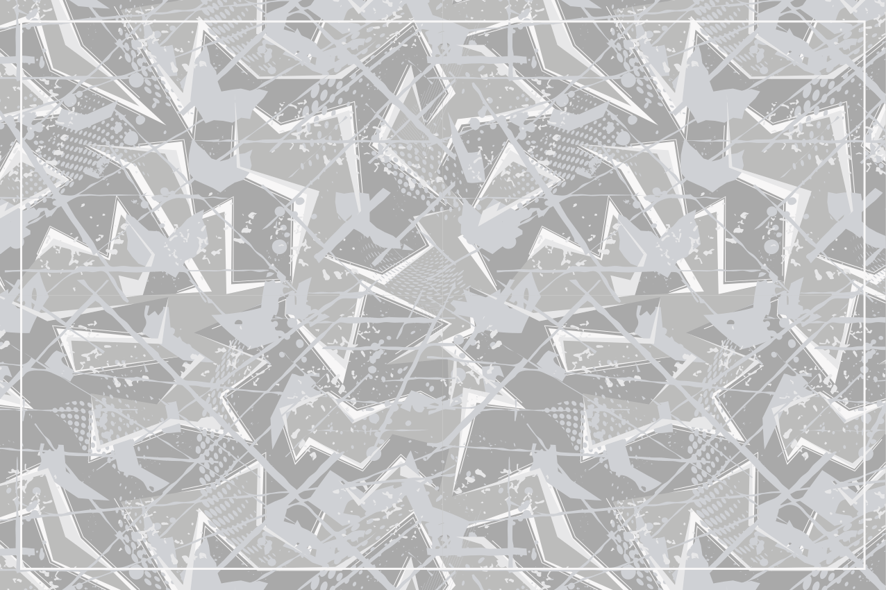 Abstrakte geometriske former spisebrikke tekstur - Tenstickers