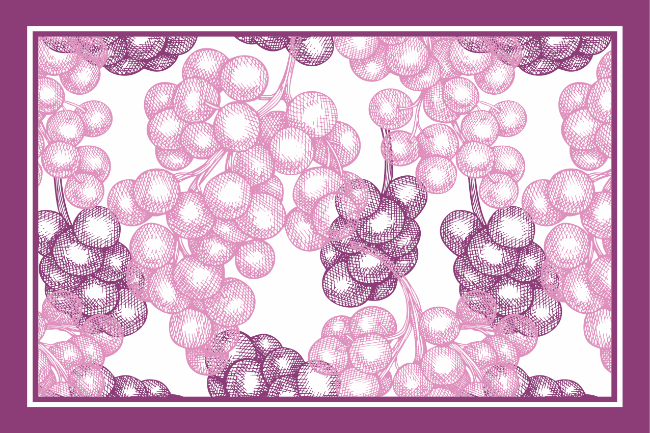 Spisebrikke tekstur blomsterdesign - Tenstickers