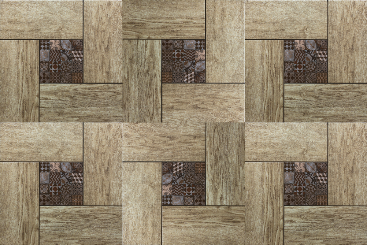 Spisebrikke tekstur i treverk mønster overflate - Tenstickers