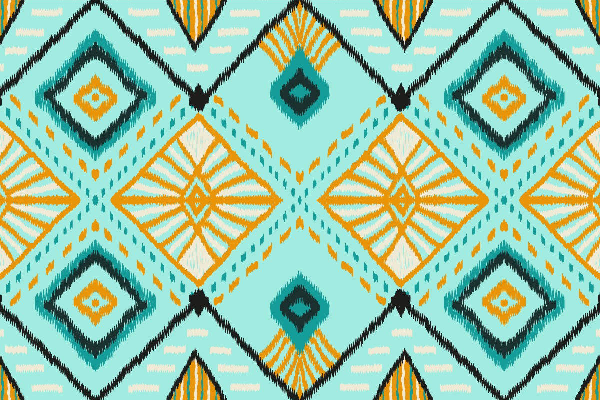 Abstrakt geometrisk motif spisebrikke tekstur - Tenstickers