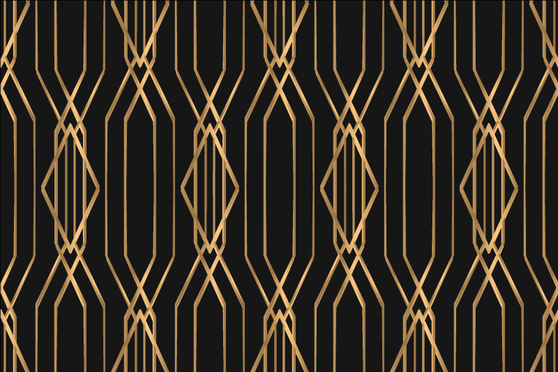 Geometrisk firkantet design vinyl dekkebrikker - Tenstickers