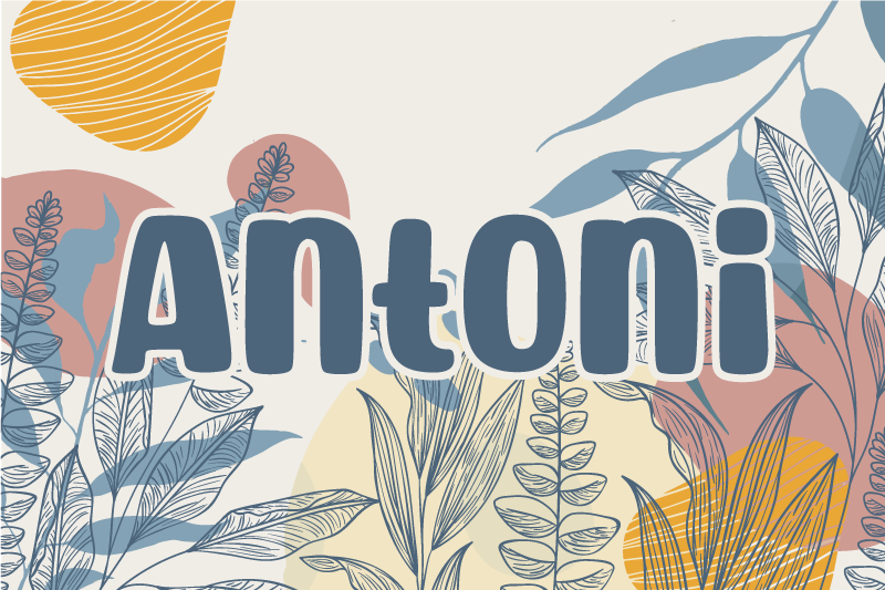 Stilig navndesign spisebrikke original - Tenstickers