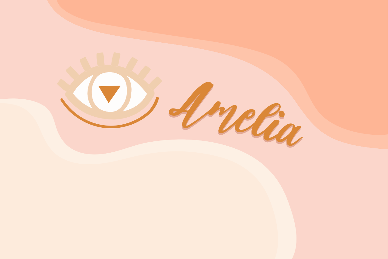 Spisebrikke med navn øye-motiv tilpasset - Tenstickers