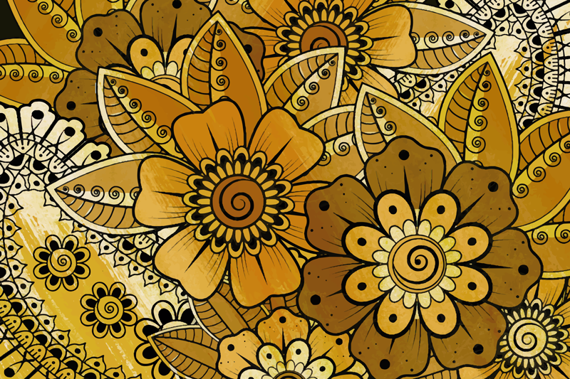 Paisley indisk stil paisley spisebrikker - Tenstickers