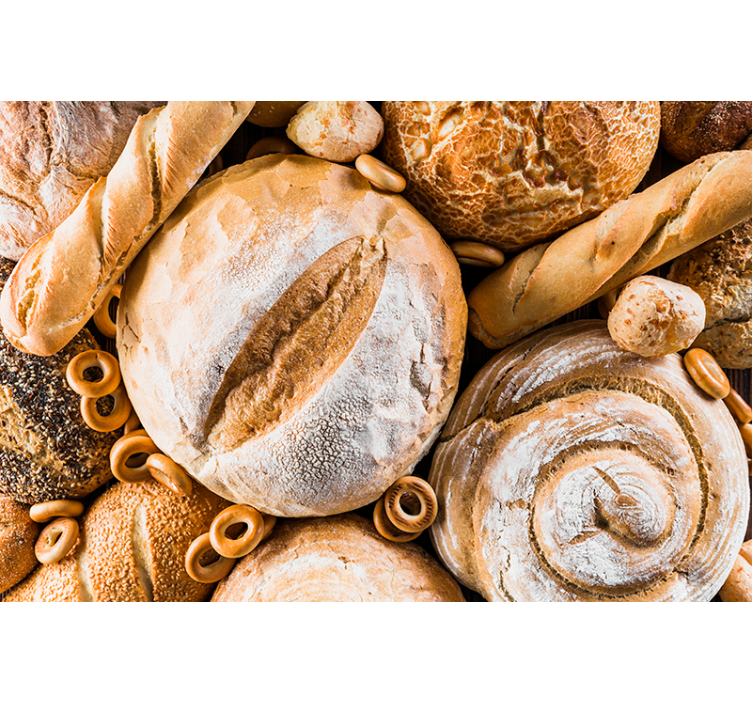 Fransk bakeri fototapet - Tenstickers