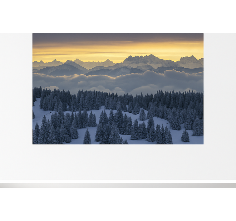 Sveitsiske alper – aiguilles du midi fototapet fjell - Tenstickers