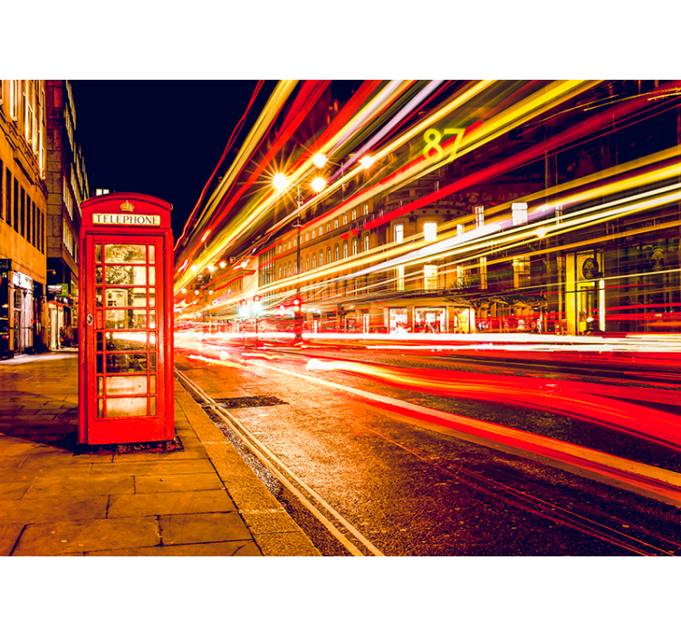 Gater i london fototapet - Tenstickers