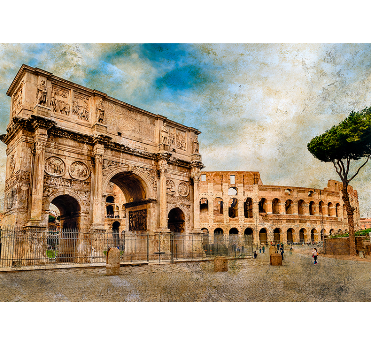 Arch of constantine italy fototapet - Tenstickers