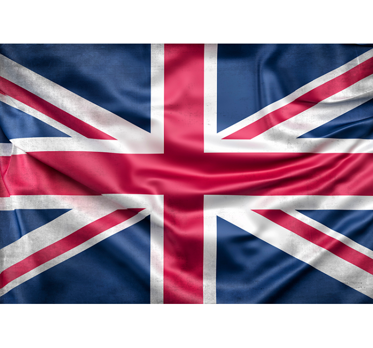 Union jack flagg london fototapet - Tenstickers