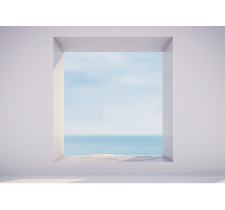 Takvindu havutsikt 3d fototapet - Tenstickers