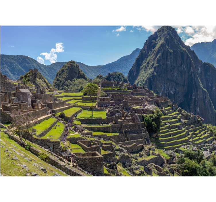 Fototapet byer machu picchu arv - Tenstickers